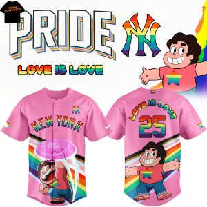 New York Yankees 2025 Pride x Steven Universe Baseball Jersey – Pink