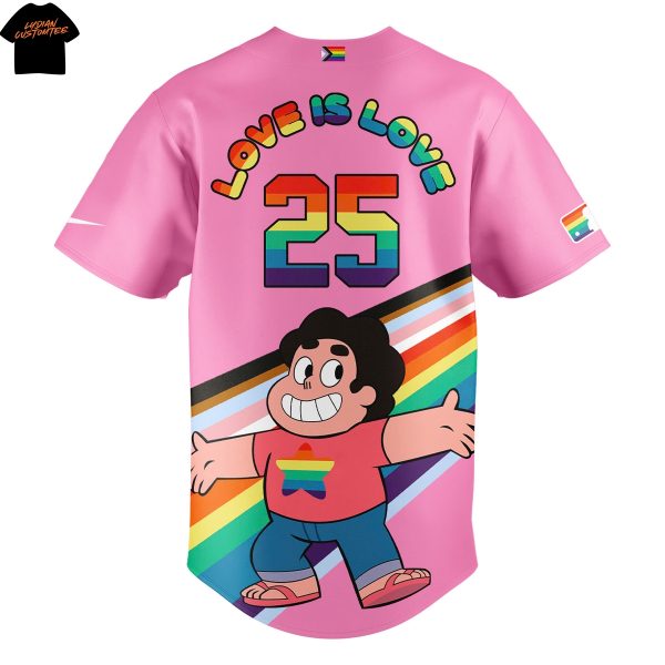 New York Yankees 2025 Pride x Steven Universe Baseball Jersey – Pink