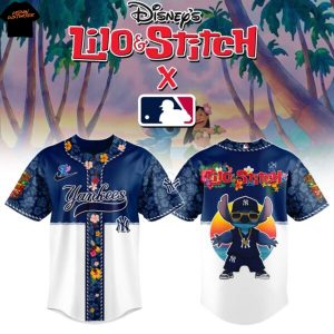 New York Yankees Lilo & Stitch Baseball Jersey