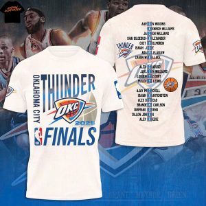 Oklahoma City Thunder 2025 Finals 3D T-Shirt