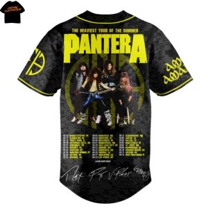 Pantera The Heaviest Tour Of The Summer Baseball Jersey