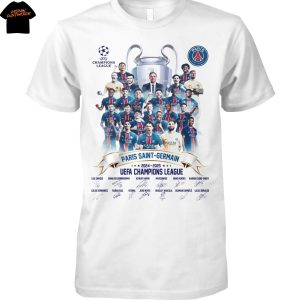 Paris Saint-Germain 2025 UEFA Champions League Signature Unisex T-Shirt