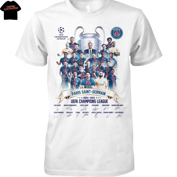 Paris Saint-Germain 2025 UEFA Champions League Signature Unisex T-Shirt