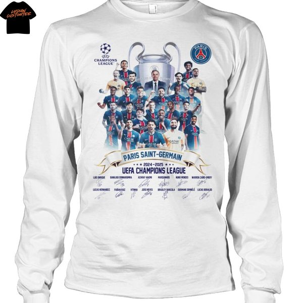 Paris Saint-Germain 2025 UEFA Champions League Signature Unisex T-Shirt