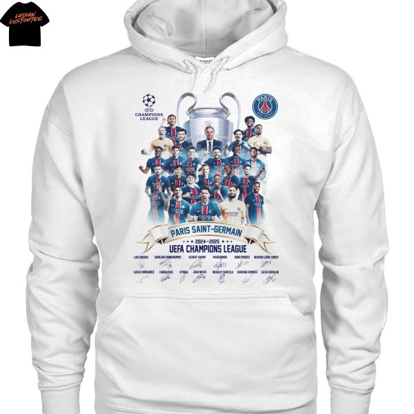 Paris Saint-Germain 2025 UEFA Champions League Signature Unisex T-Shirt