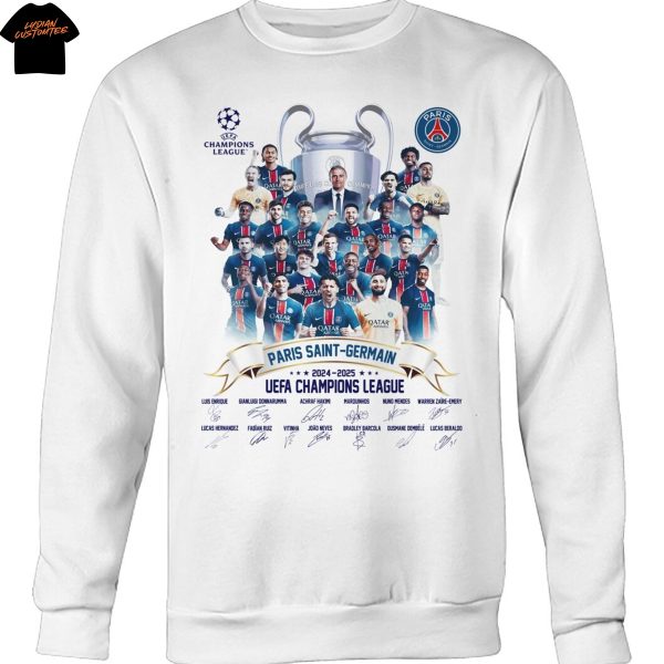 Paris Saint-Germain 2025 UEFA Champions League Signature Unisex T-Shirt