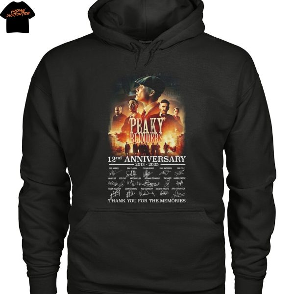 Peaky Blinders 12nd Anniversary 2013-2025 Signature Thank You For The Memories Unisex T-Shirt
