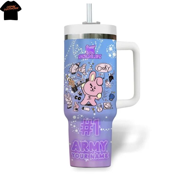 Personalized 2025 BTS Jungkook Home Again Tumbler With Handle And Straw