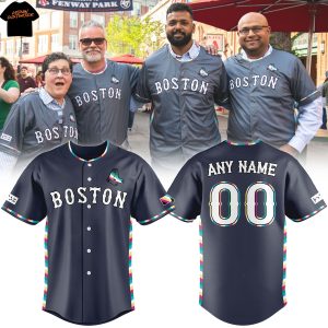 Personalized Boston Red Sox Pride Night 2025 Baseball Jersey