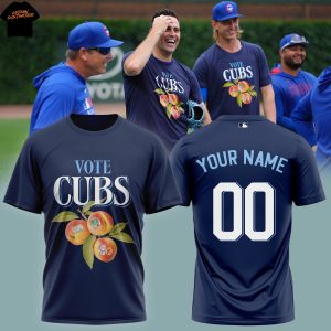 Personalized Chicago Cubs Vote Cubs 3D T-Shirt