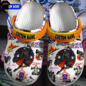 Personalized Judas Priest Design Crocs