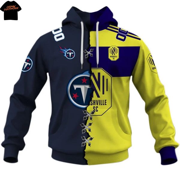 Personalized Nashville SC X Tennessee Titans Hoodie