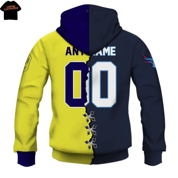 Personalized Nashville SC X Tennessee Titans Hoodie