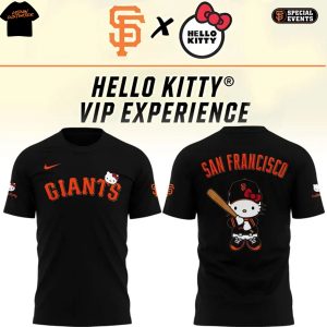 San Francisco Giants 2025 Sweet Kitty 3D T-Shirt