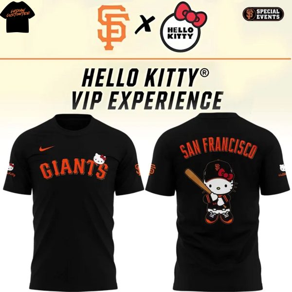 San Francisco Giants 2025 Sweet Kitty 3D T-Shirt