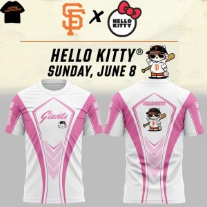 San Francisco Giants x Hello Kitty 2025 3D T-Shirt