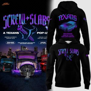 Screw Slabs H-Town Screwston DJ Screw x Houston Texans Hoodie