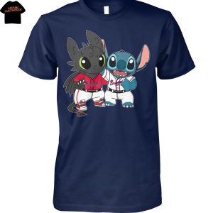 Stitch & Toothless Philadelphia Phillies Unisex T-Shirt