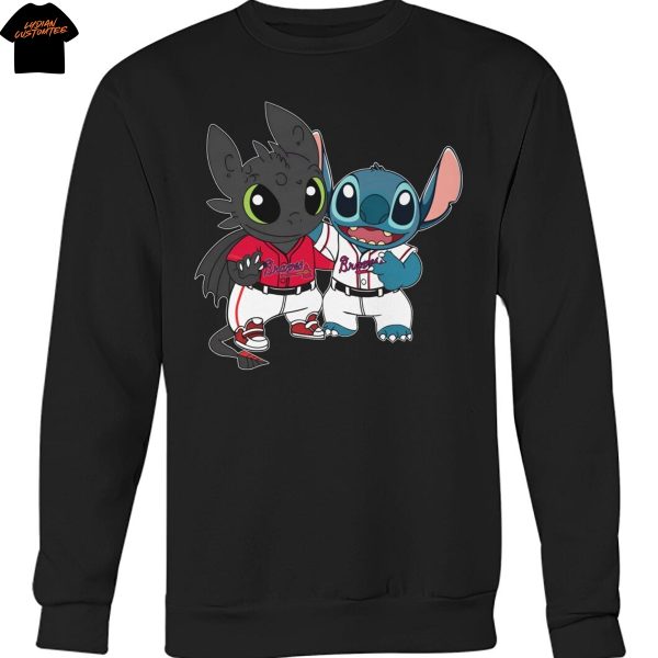 Stitch & Toothless Philadelphia Phillies Unisex T-Shirt