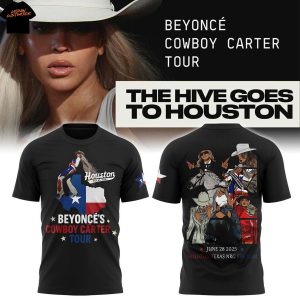 Beyonce Cowboy Carter Tour NRG Stadium Houston 3D T-Shirt