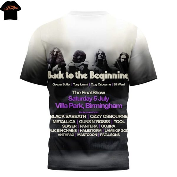 Black Sabbath Back To The Beginning The Final Show 3D T-Shirt