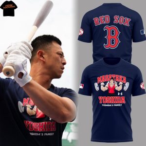 Boston Red Sox Masataka Yoshida Family 3D T-Shirt