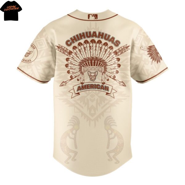 El Paso Chihuahuas Native American Heritage Month Baseball Jersey