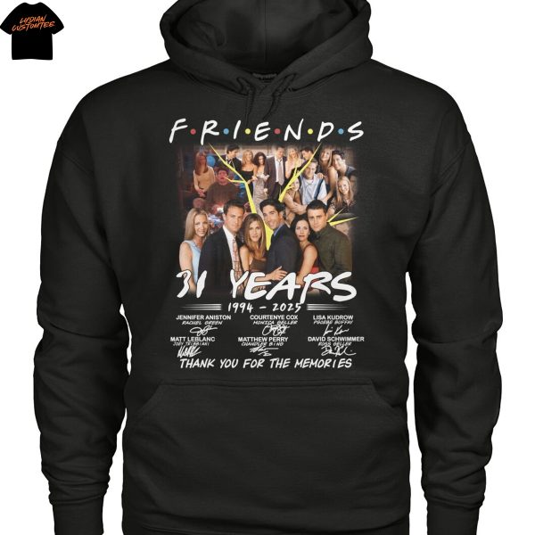 Friends 34 Years 1994-2025 Signature Thank You For The Memories Unisex T-Shirt