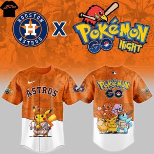 Houston Astros 2025 Pok emon Baseball Jersey