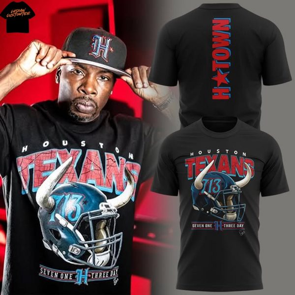 Houston Texans Seven One Three Day H-Towm 3D T-Shirt