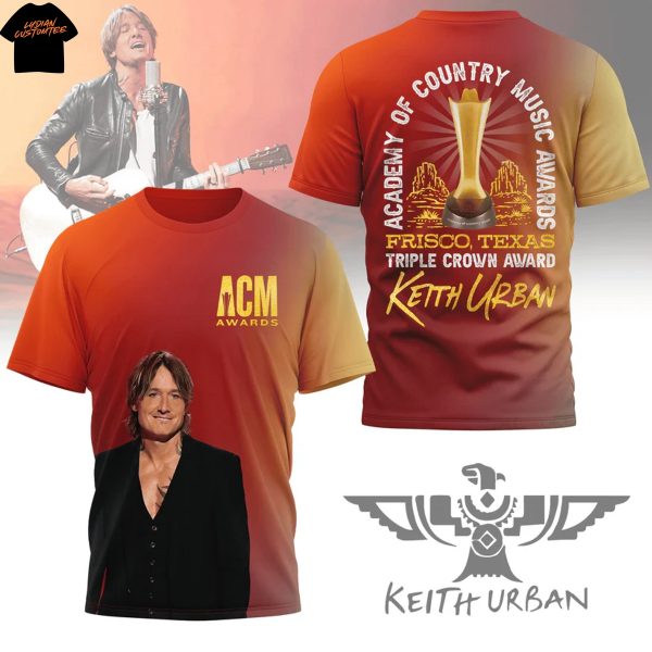 Keith Urban Academy Of Country Music Awards 3D T-Shirt