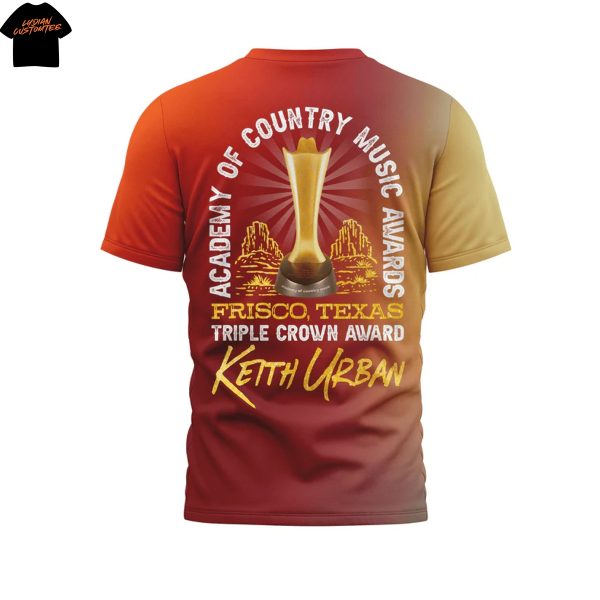 Keith Urban Academy Of Country Music Awards 3D T-Shirt