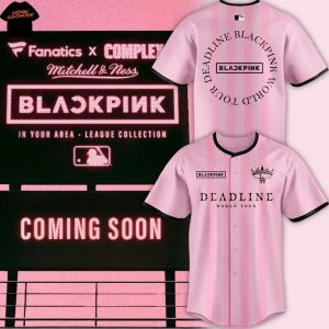 Los Angeles Dodgers x Blackpink World Tour Deadline 2025 Baseball Jersey