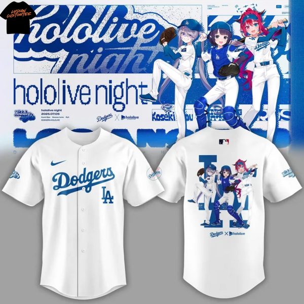 Los Angeles Dodgers x Hololive En Night 2025 Baseball Jersey