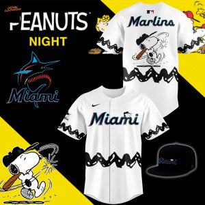 Miami Marlins Peanuts Night 2025 Baseball Jersey