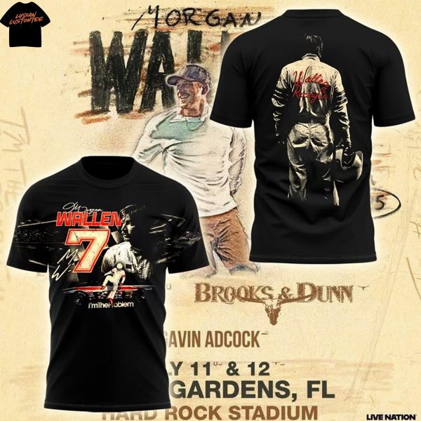 Morgan Wallen 7 Summers Im The ProblemSignature 3D T-Shirt