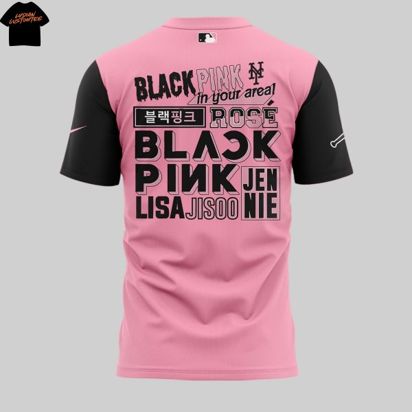 New York Mets Blackpink World Tour 3D T-Shirt