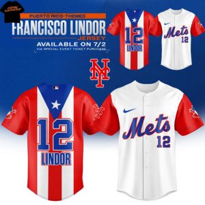 New York Mets x Francisco Lindor Baseball Jersey