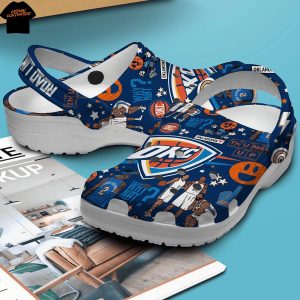 Oklahoma City Thunder Road Like Thunder Crocs