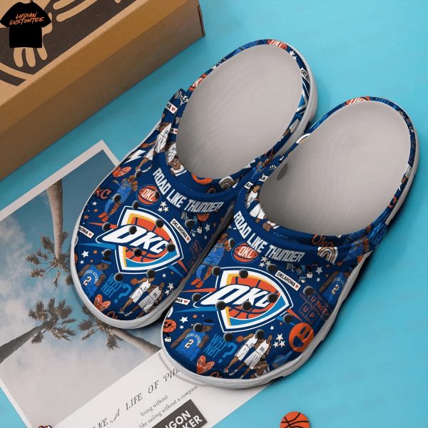 Oklahoma City Thunder Road Like Thunder Crocs
