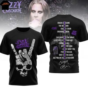 Ozzy Osbourne Signature 3D T-Shirt