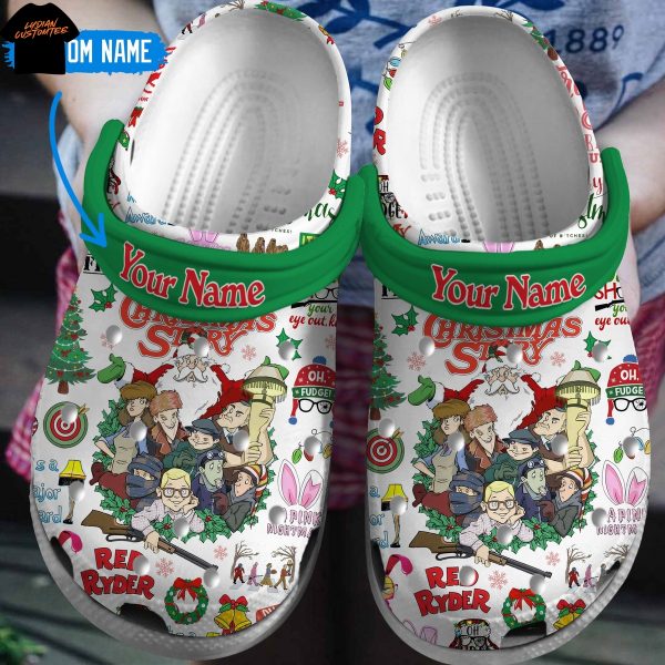 Personalized A Story Christmas Crocs