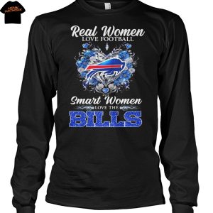 Real Women Love Football Smart Women Love The Buffalo Bills Unisex T-Shirt