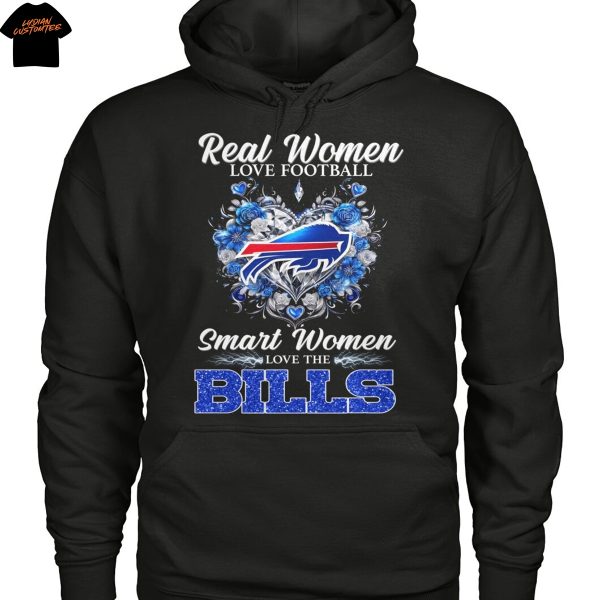 Real Women Love Football Smart Women Love The Buffalo Bills Unisex T-Shirt