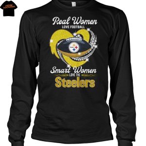 Real Women Love Football Smart Women Love The Pittsburgh Steelers Unisex T-Shirt