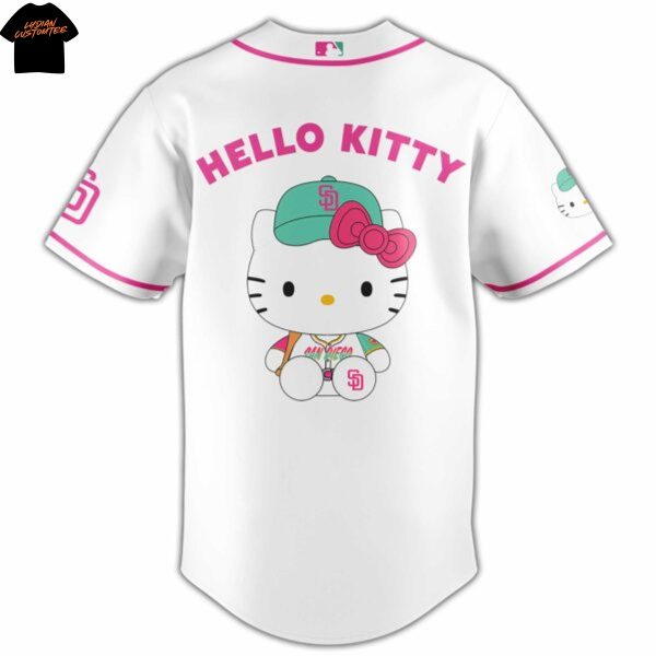 San Diego Padres Hello Kitty Game Baseball Jersey