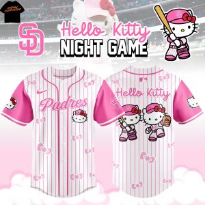San Diego Padres x Hello Kitty Night Game Baseball Jersey
