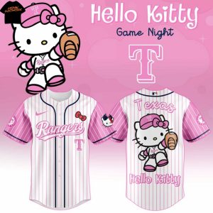 Texas Rangers Hello Kitty Baseball Jersey