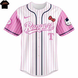 Texas Rangers Hello Kitty Baseball Jersey