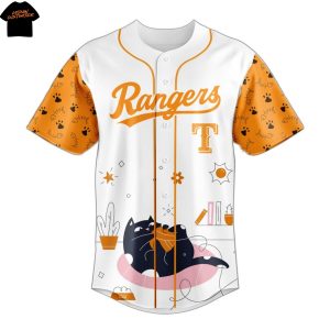 Texas Rangers International Cat Day Baseball Jersey